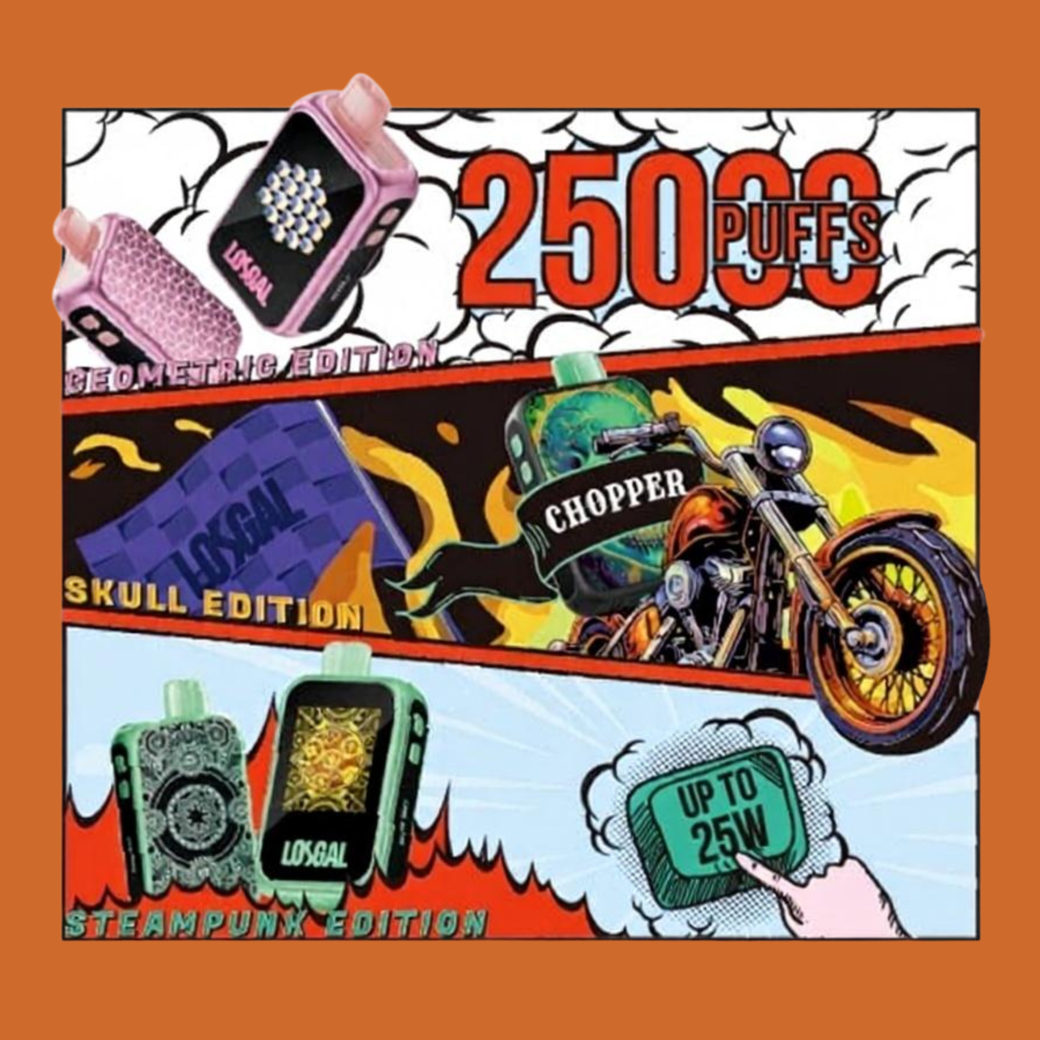 LOSGAL MC25000 - Skull Edition