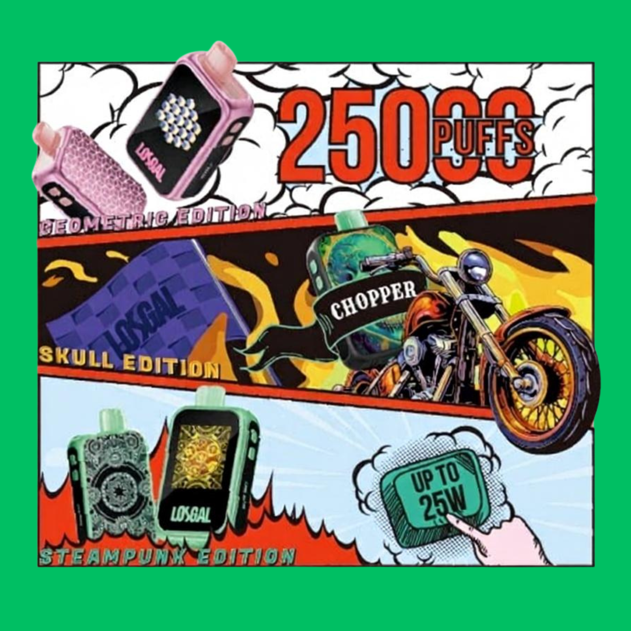 LOSGAL MC25000 - Steampunk Edition