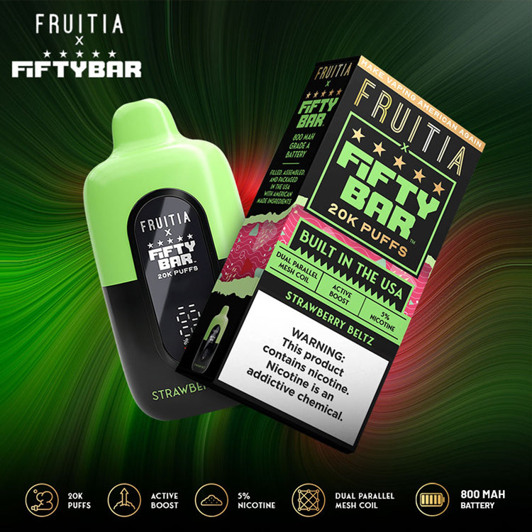 Fifty Bar Fruitia X 20K