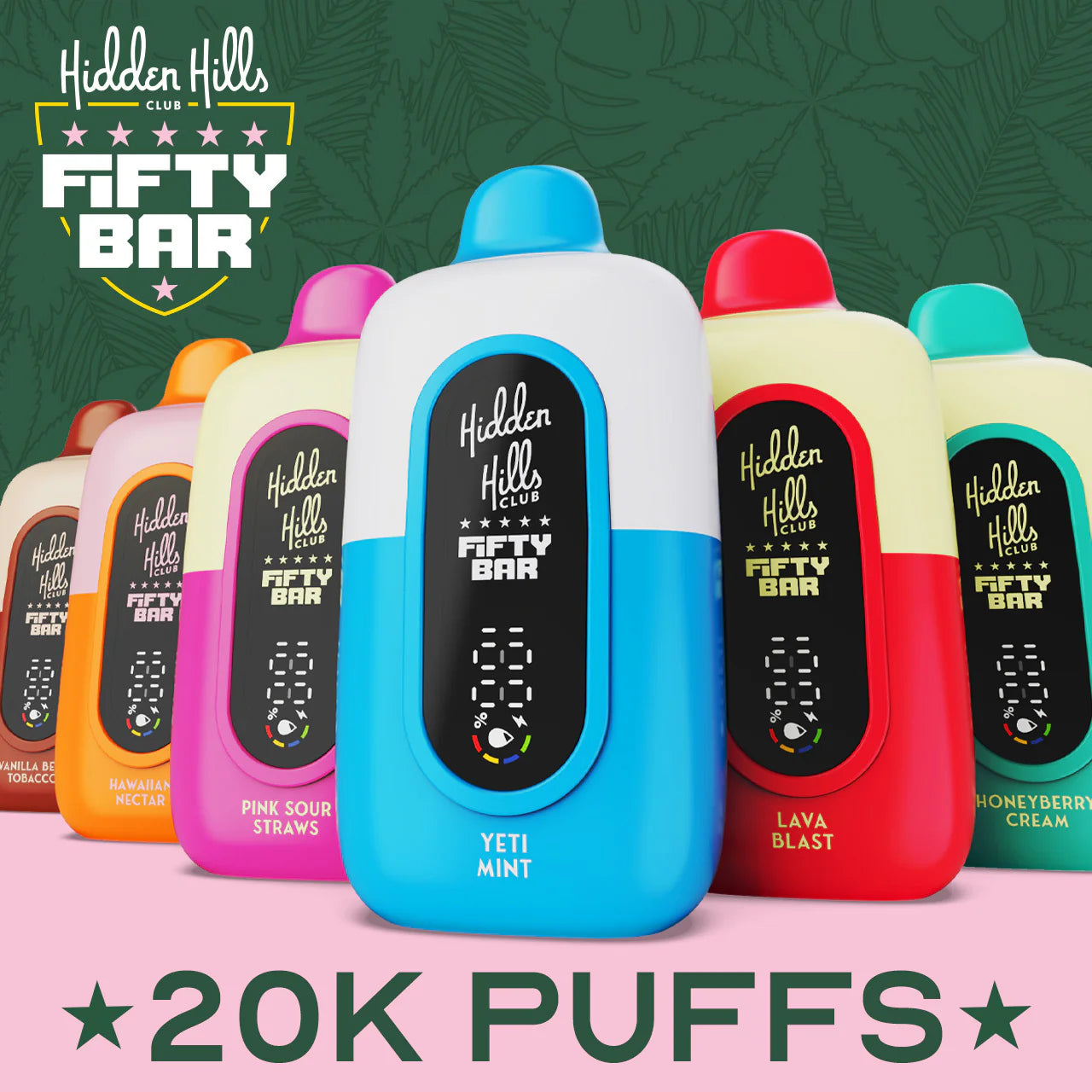 Fifty Bar v2 20000 Hidden Hills 18ml